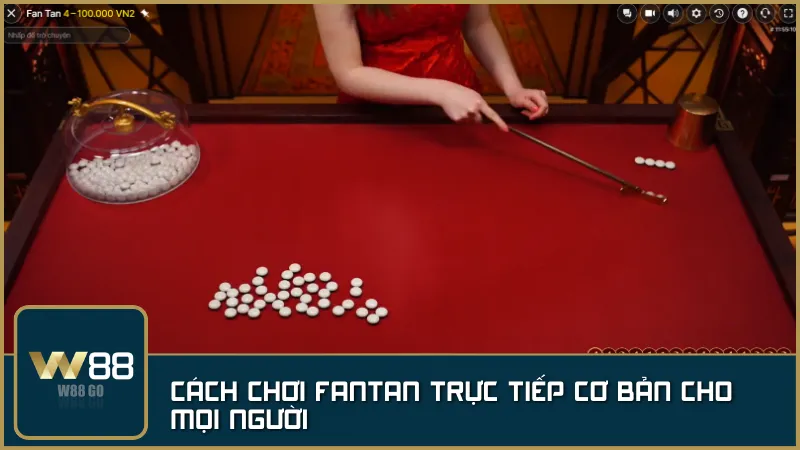 Cách chơi Fantan trực tiếp cơ bản cho mọi người